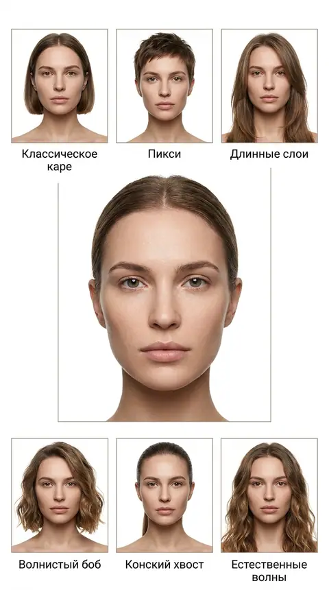 Примерка причёсок по фото