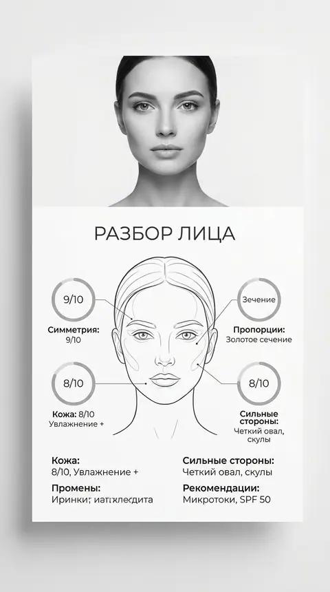 Разбор лица: схема и рекомендации