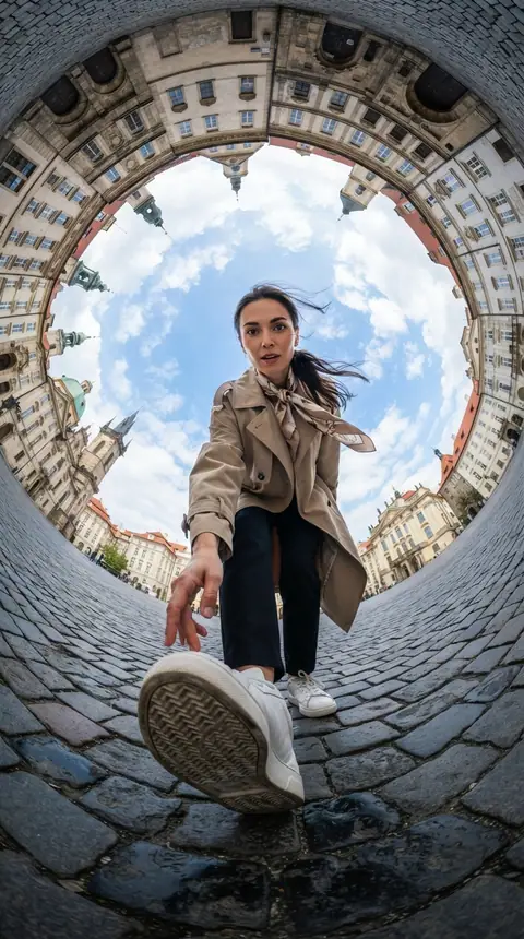 Фото с эффектом маленькой планеты