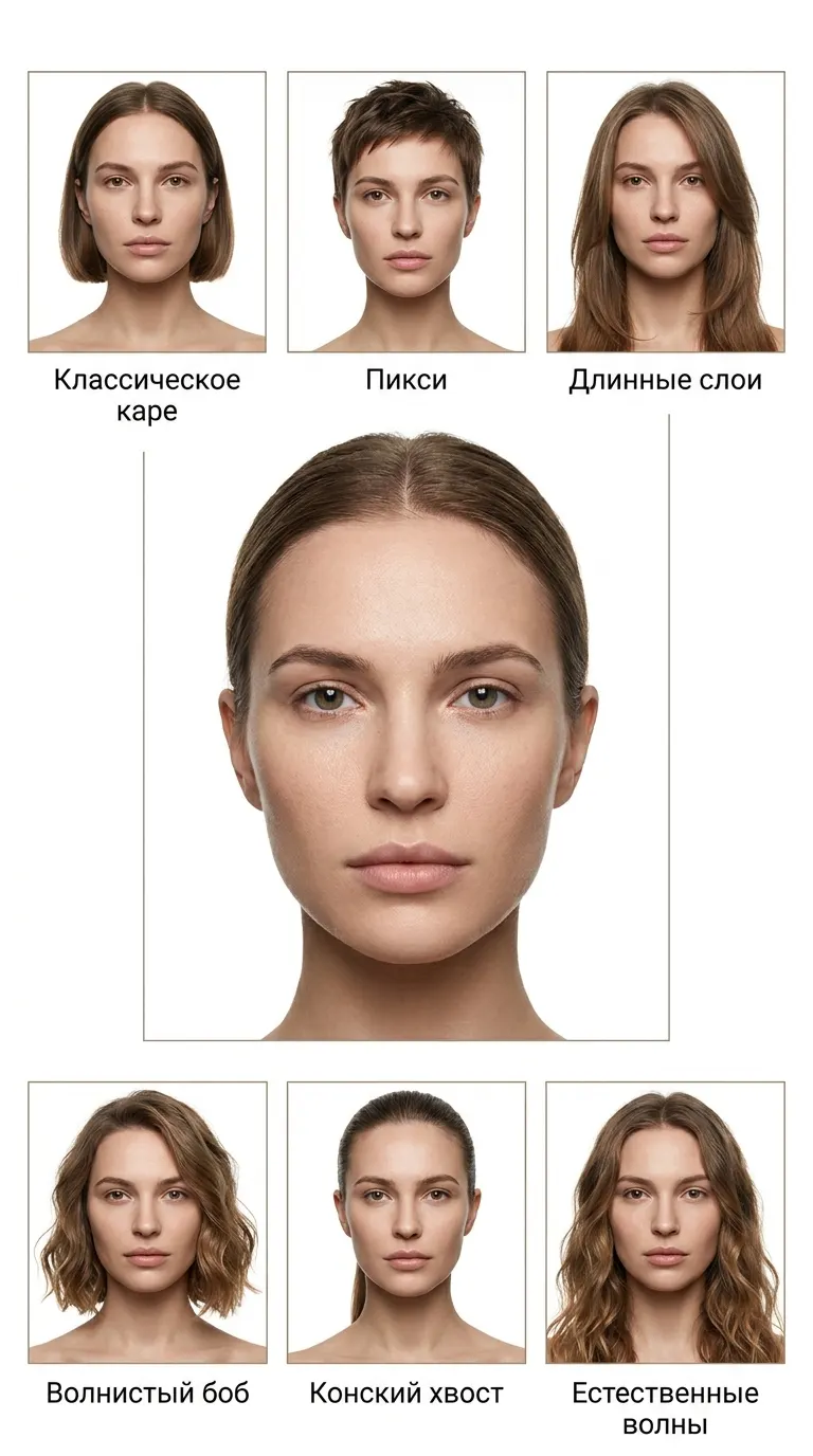 Примерка причёсок по фото