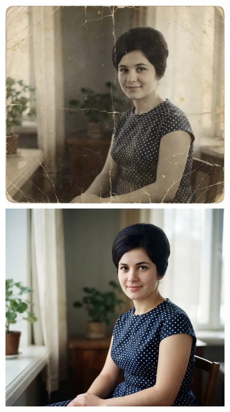 Реставрация старого фото