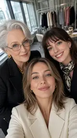 Селфи с Мирандой Пристли в редакции
