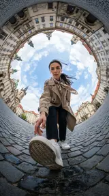 Фото с эффектом маленькой планеты